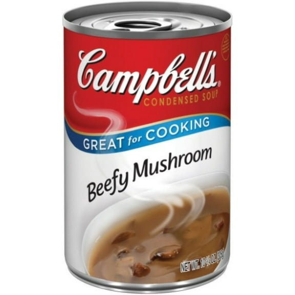 Campbell's Condensed Beefy Mushroom Soup, 10.5 Oz. Can (Pack of 18)