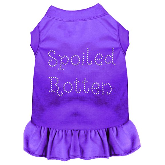 Pet Dog  Cat Dress Rhinestone, "Spoiled Rotten"