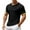 Black, variant on Men's Casual Loose Fit Round Neck Short Sleeve T-Shirt Breathable Comfortable Tee for Daily Sports and Summer Wear