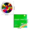 thumbnail image 3 of Finger Painting Kit For Kids With 25 Colors And 2 Drawing Books Non Toxic Washable Paint Creative Art Set For Early Learning And Development, 3 of 9