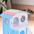 thumbnail image 3 of 2pcs Guinea Pig Double Layer Hideout Decorative Villa House Cage Accessory, 3 of 5