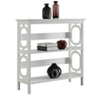 thumbnail image 3 of Pemberly Row Two-Shelf Bookcase in White Wood Finish, 3 of 4