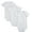 3 Pack/Cloud, variant on Buyless Fashion Baby Boy Bodysuit In Assorted Styles With Short Or Long Sleeves In Cotton
