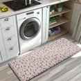 thumbnail image 3 of Light Pink Christmas Gnome Pattern Kitchen Rug Mat,Kitchen Runner Rugs Non Skid Washable,Decorative Kitchen Floor Mats for Kitchen,Sink,Laundry,17"x47.2", 3 of 7