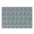 thumbnail image 1 of Winter Cutting Board, Triangular Pine Fir Trees Horizontal Pattern Circles Modern Art Inspired, Decorative Tempered Glass Cutting and Serving Board, Small Size, Taupe Slate Blue Sage, by Ambesonne, 1 of 1