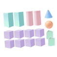 thumbnail image 2 of Dualoai 16Pcs 3D Shapes Geometric Solids Back to School Supplies Manipulative Shapes, 2 of 9