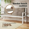 thumbnail image 3 of vidaXL Cushion for Swing Chair Taupe 59.1" Fabric, 3 of 8