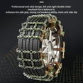thumbnail image 5 of pathside 2PC Snow Chains, Snow Chains for Car Pickup Trucks SUV, Universal Emergency Portable Snow Tire Chains, Anti-Skid Thickening Tire Chains Width 165-265mm /6.5-10.43in, 225 235 245 255 265, 5 of 6