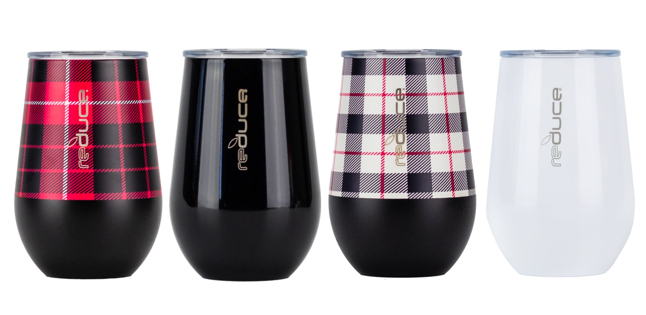 Reduce Stemless Wine Tumbler With Lid, 12oz Stainless Steel Wine