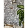 thumbnail image 3 of Dundee Deco 3D Wall Panels - Cladding, Bluish Grey White Stone Look Wall Paneling, Styrofoam Facing for Interior and Exterior Applications, DIY, Set of 10, Covers 54 sq ft, 3 of 10