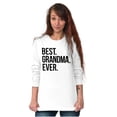thumbnail image 3 of Best Grandma Ever Nanna Gigi Nan Cute Women Plus Size Long Sleeve Graphic Tee Brisco Brands 3X, 3 of 5