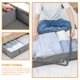 thumbnail image 4 of OULII Caja De Almacenamiento Plegable Para Ropa Y Mantas Organizador Multifuncional Para El Hogar, 4 of 8