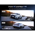 thumbnail image 3 of Pelsee 4K+2.5K Mirror Dash Cam with Front Starvis 2 IMX678 & Rear IMX335, 12" Rear View Mirror Camera, Color Night Vision, 5.8GHz WiFi, ADAS & BSD, Included OBD Hardwire Kit, 128GB Card, P12 Pro Max, 3 of 10