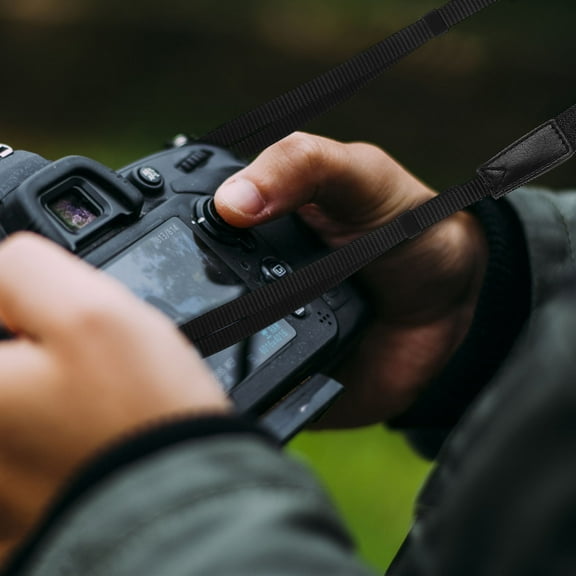 GOOHOCHY  Camera Strap Photography Accessories Lanyard Sling Shoulder Black