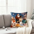thumbnail image 6 of chaungfeng Christmas Decorations, Print Christmas Pillow Covers 18" x 18", with 8 Cute Patterns, Throw Pillow Covers for Home Christmas Decor, Soft Linen Material, 6 of 6
