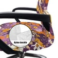 thumbnail image 5 of ZIATUBLES Computer Office Chair Slipcover Universal Desk Rotating Chair Cover Stylish Soft Home Chair Protector Cover Removable Washable Chair Protector Cover, L, Hippie Flower Violet, 5 of 7