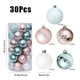 thumbnail image 3 of Adornos De Bolas De Navidad Juego de bolas navideñas de 30 piezas, decoraciones para árboles de Navidad de 6 cm/2,36 pulgadas (oro rosa), 3 of 5