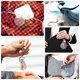 thumbnail image 5 of 120 llaveros acrílicos en blanco con borlas, accesorios, tablero acrílico transparente en blanco, colgantes, anillas de salto para proyectos de bricolaje y manualidades., 5 of 6