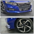 thumbnail image 2 of Spec-D Tuning Matte Black Front Bumper Lip Spoiler Splitter 3PC Compatible with 2018-2020 Honda Accord, 2 of 7