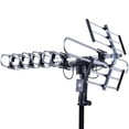 thumbnail image 4 of Five Star Outdoor 4K HDTV Antenna Long Range Auto Gain Control Long Range with Motorized 360 Degree Rotation, UHF/VHF/FM Radio with Infrared Remote Control for 2 TVs, 4 of 9