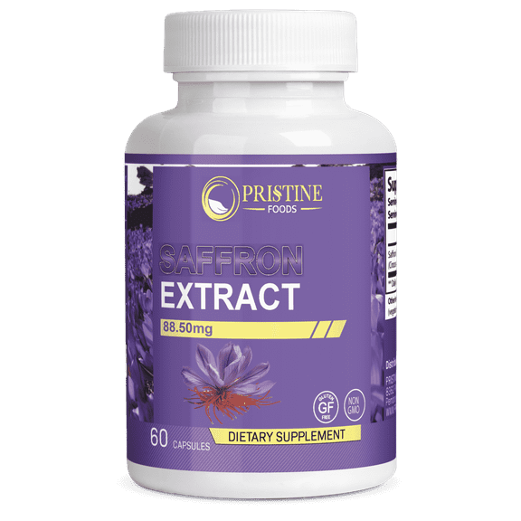 Saffron Extract 88.5mg - Support Boost Energy & Mood, Support Eye Health - Dietary Supplement, 60ct