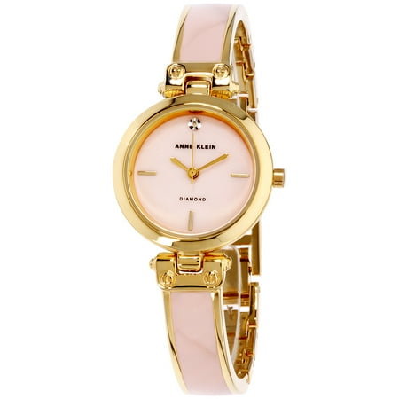 Anne Klein Women's Classic Mother Of Pearl Dial Stainless Steel Watch AK-2694PKGB