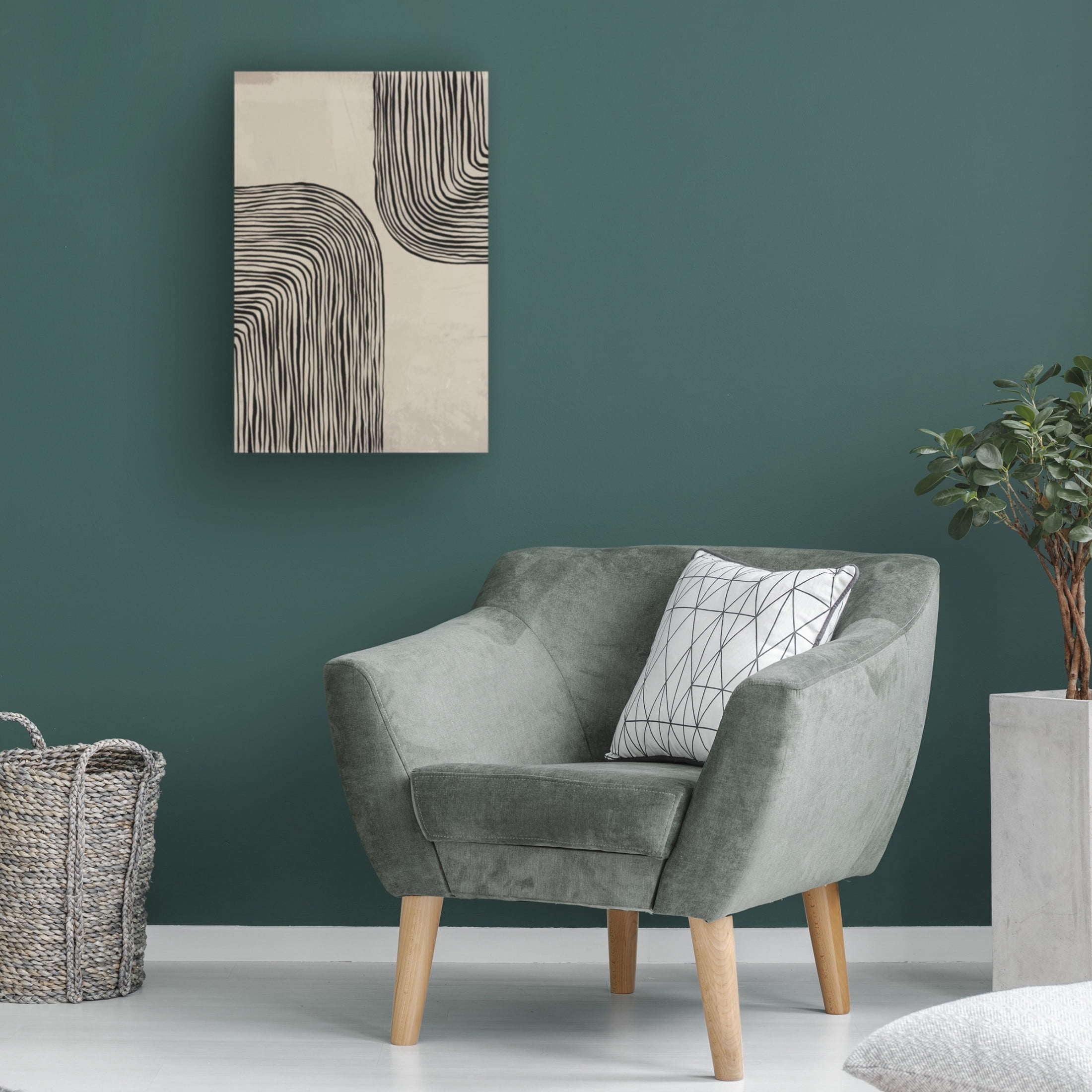 Canvas Wall Art - LivinLi 'River' Wall Art for Living Room, Bedroom, or Office Décor by Trademark Fine Art - 12 x 19 Inches