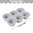 thumbnail image 3 of Clearance 6-Cavity Cylinder Silicone Mold, Non-Stick Baking Pan for Cake and French Dessert, 3 of 5