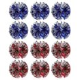 thumbnail image 1 of 12Pcs Cheering Squad Pompoms Handled Cheering Poms Reusable Cheerleading Pompoms Props, 1 of 2