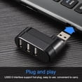 thumbnail image 5 of Rotativo De Alta Velocidad 3 Puertos Usb Hub 2.0 Adaptador Divisor De Escritorio Usb Para Tablet Pc Yuarrent EL013546-01, 5 of 5