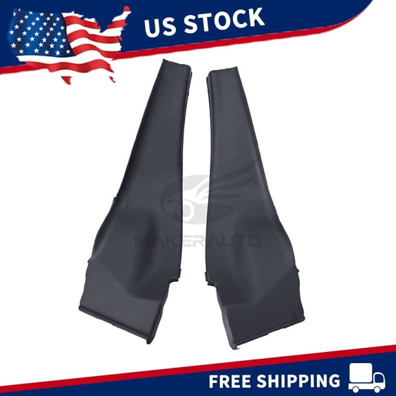 Pair of Windshield Wiper Cowl Trim Covers for 2013-2016 Nissan Altima