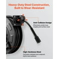 thumbnail image 3 of VEVOR Pressure Washer Hose Reel 60ft x 1/4in Retractable 4000PSI Auto-Rewinding, 3 of 9