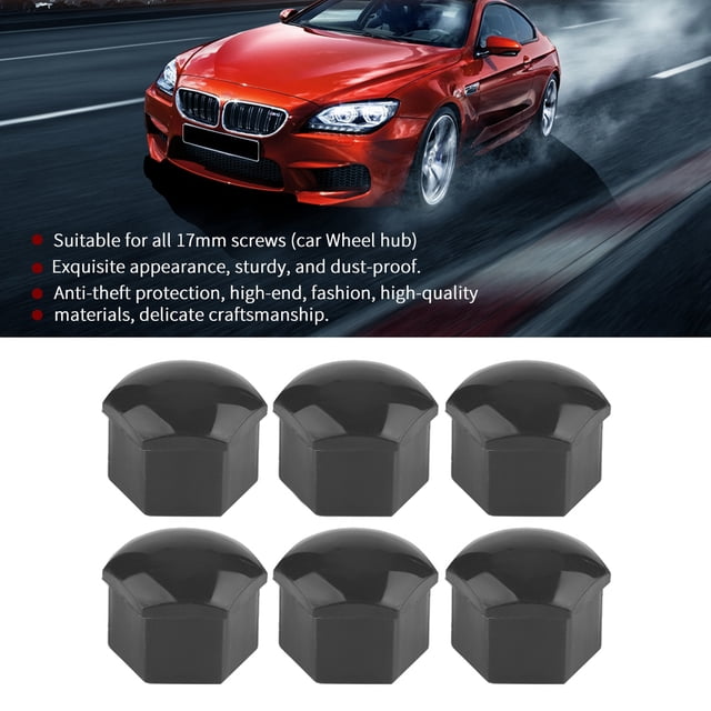 Tapa Antirrobo Para Rueda De Coche Con Tuerca De 21 Mm, Material De Nailon PA66 De 20 Piezas, Apariencia Exquisita, Fácil De Instalar Para Tornillos De Cubo De Rueda De Coche