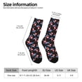 thumbnail image 2 of Balery Surfing Santa Calcetas Largas con Estampado para Hombre y Mujer – Suaves y Transpirables, Talla Única (US 5-11), 2 of 6