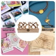thumbnail image 5 of 7.9×2.3 In Wooden Boxes Durable Easy To Use Dustproof Prevent Slippery Delicate And Cabinet Brown Moroccan Trellis Hand-drawn Sketch_1, 5 of 8