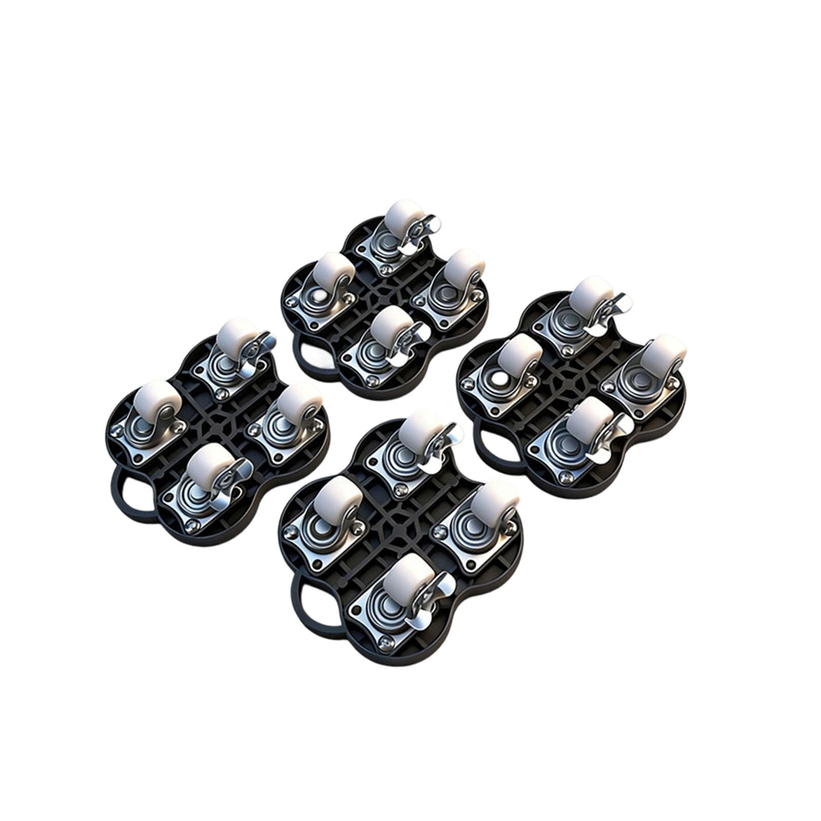 Furniture Movers with Wheels Portable 4 Wheel Furniture Furnitures Mover Tool with 360°Rotation Rubber Wheel