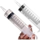 thumbnail image 1 of Paquete de 2 jeringas grandes (100ML), jeringas de jardín de plástico industrial para laboratorios de ciencia, medición, riego, llenado JAMW Sencillez, 1 of 5