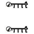 thumbnail image 2 of maskred Decorative Key Rack Holder Hanger Entryway Organization Wall Mounted Dog 2Set, 2 of 6