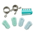 thumbnail image 1 of 5 dedales para tejer, guía de hilo, herramienta de tejer separada, anillos de hilo para dedos, bricolaje Verde azul, 1 of 9