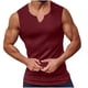 thumbnail image 1 of pstuiky Camisetas interiores de tirantes para hombre, Camiseta deportiva informal de cuello redondo para hombre, de moda, color sólido Chaleco para hombre m, 1 of 5