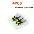 thumbnail image 4 of Grass Hopper Madam Spider Foam Dry Flies Fly Fishing Floating Foam SANDWICH HOPPERS Fishing Lures for Trout, Pike, Bass, Pearch, Bluegill, Panfish, 4 of 10