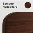 thumbnail image 3 of Nectar Bamboo Headboard - Full - Walnut - Attachable to Nectar Bamboo Bed Frame (sold seperately) - Easy Tool Free Set Up - Contemporary and Durable, 3 of 3