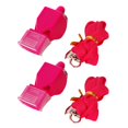thumbnail image 1 of CSChome High Decibels Whistle Referee Whistle Set - 2Pcs, Mouthguard, Lanyard, Loud Sound, Professional Outdoor Training Whistle, 1 of 7