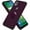 Dark Purple, variant on For Cricket Icon 5 Kickstand Tough Hybrid with Built-in 360° Rotate Ring Stand Magnetic PC & TPU Slim Shockproof Cover ,Xpm Phone Case [ Hot Pink ]