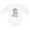 thumbnail image 3 of Inktastic Daddy's Lil' Dragon Boys or Girls Long Sleeve Baby Bodysuit, 3 of 5