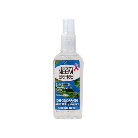 Desodorante mineral para caballero Bienestar NEEM ERFRE 125 ml