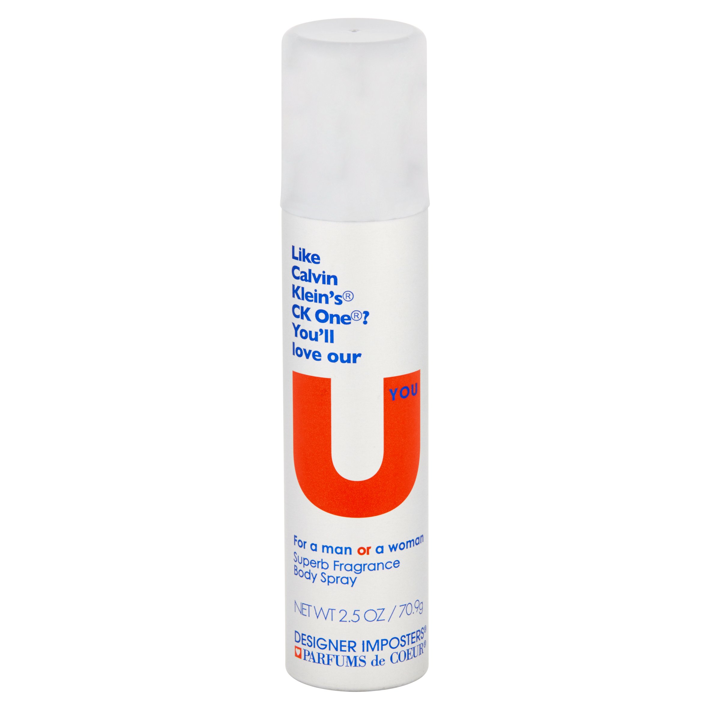 U Unisex Body Spray, 2.5 Oz Walmart.com