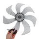 thumbnail image 5 of 1 conjunto de cuchillas de ventilador de plástico para el haz de plástico hojas de ventilador de pedestal de pie, 5 of 7