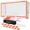 Orange, variant on HAOKELBALL Soccer Goal with Agility Ladder and 12 Soccer Cones 12x6 ft Soccer Net for Backyard Quick Setup Portable Soccer Goals with Upgraded Goal Posts and Carry Bag