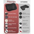 thumbnail image 3 of Rowing Machine Seat Cushion for The Concept 2 Rowing Machine with Extra Sports Headband, Memory Foam Row Machine Pad-Compatible with Concept 2 Rower, Recumbent Stationary Bike, Watter Rower Black, 3 of 5
